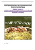 TEST BANK FOR Cultural Anthropology 13th Edition by Serena Nanda&period;COMPLETE GUIDE ALL CHAPTERS COVERED 100&percnt; VERIFIED A&plus; GRADE ASSURED&excl;&excl;&excl;&excl;&excl; NEW LATEST UPDATE&excl;&excl;&excl;&excl;&excl;