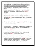 MGT 499 EXAM 1 COMPREHENSIVE EXAM QUESTIONS  WITH DETAILED VERIFIED AND 100&percnt; ACCURATE  ANSWERS BRAND NEW EXAM ALREADY GRADED &lpar;A&plus;  PASS&rpar;