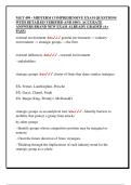 MGT 499 - MIDTERM COMPREHENSIVE EXAM QUESTIONS  WITH DETAILED VERIFIED AND 100&percnt; ACCURATE  ANSWERS BRAND NEW EXAM ALREADY GRADED &lpar;A&plus;  PASS&rpar; 