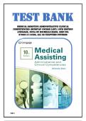 Test Bank for Medical Assisting Administrative Clinical Competencies &lpar;Mindtap Course List&rpar; 10th Edition &lpar;Cengage&comma; 2025&rpar; by Blesi&comma; Isbn no&semi; 9798214113586&comma; all 58 Chapters Covered