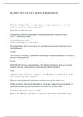 BCMAS SET 2 QUESTIONS & ANSWERS