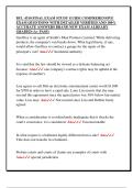 BUL 4310 FINAL EXAM STUDY GUIDE COMPREHENSIVE  EXAM QUESTIONS WITH DETAILED VERIFIED AND 100&percnt;  ACCURATE ANSWERS BRAND NEW EXAM ALREADY  GRADED &lpar;A&plus; PASS&rpar; 