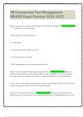 3B Ornamental Pest Management MDARD Exam Practice 2024-2025 