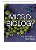 TEST BANK FOR Microbiology&colon; An Evolving Science 6th Editionby Joan L&period; Slonczewski&comma; John W&period; Foster&comma; Erik R&period; Zinser  ISBN&colon;978-1324033523  COMPLETE GUIDE ALL CHAPTERS COVERED 100&percnt; VERIFIED A&plus; GRADE ASSURED&excl;&excl;&excl;&excl;NEW LATEST UPDATE&excl;&excl;&excl;&excl;&excl;