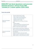 RISIA EPE Test Bank Questions and accurate  detailed Answers Actual Exam RBT  Graded A&plus;Latest update 2025-2026 
