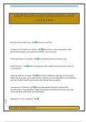 IHOP EXAM 2 2025 QUESTIONS AND ANSWERS