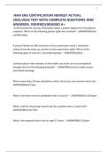 NHA EKG CERTIFICATION NEWEST ACTUAL 2025&sol;2026 TEST WITH COMPLETE QUESTIONS AND ANSWERS&period; VERIFIED&sol;GRADED A&plus;