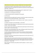 Urban planning Exam Questions and Answers Already Passed Latest Update 2025-2026