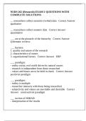 NURS 262 &lpar;Research&rpar; EXAM 1 QUESTIONS WITH COMPLETE SOLUTIONS
