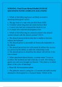 NURSING&colon; Final Exam Mental Health &lbrack;NUR234&rsqb; QUESTIONS WITH COMPLETE SOLUTIONS