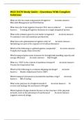 WGU D470 Study Guide &bull; Questions With Complete Solutions