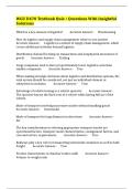 WGU D470 Textbook Quiz &bull; Questions With Insightful Solutions