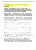 WGU D470 Competency 4 &bull; Questions With Proven Solutions