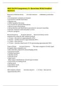 WGU D470 Competency 3&bull; Questions With Detailed Answers