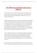 ITN 100 Exam 2 Questions and Answers  Rated A&plus; 
