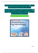 TEST BANK FOR Beckmann and Ling's Obstetrics and Gynecology Ninth&comma; North American Edition by Dr&period; Robert Casanova &comma; Alice Goepfert  ISBN&colon;978-1975180577 COMPLETE GUIDE ALL CHAPTERS COVERED 100&percnt; VERIFIED A&plus; GRADE ASSURED&excl;&excl;&excl;&excl;&excl; NEW LATEST UPDATE&excl;&excl;&excl;&excl;&excl;