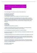 &OpenCurlyDoubleQuote;ANCC Exam Practice Questions & Correct Answers 2025&sol;2026 &vert; Guaranteed Pass Study Guide&rdquo;