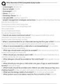 WGU Nutrition D440 Competed Study Guide &sol; Actual Exam Questions & Verified Answers &sol;
