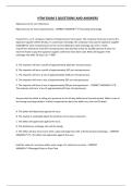 HTM EXAM 3 QUESTIONS AND ANSWERS&period;
