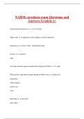 NARM EXAM PACK WITH COMPLETE SOLUTIONS 