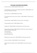 HTM EXAM 1 QUESTIONS AND ANSWERS