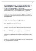 BROOKS BIOLOGICAL PRINCIPLES NEWEST ACTUAL 2025&sol;2026 EXAM 4 WITH COMPLETE QUESTIONS AND ANSWERS&period;GRADED A&plus;&sol;VERIFIED