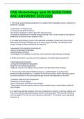 CNS Gerontology Quiz 2025&sol;2026 &vert; 25 Practice Questions with Correct Answers&rdquo;
