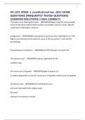 VA LETC WEEK&colon; 2 constitutional law&period; 2025 EXAM QUESTIONS &vert;FREQUENTLY TESTED QUESTIONS &vert;&vert;VERIFIED SOLUTIONS &lpar;100&percnt; CORRECT&rpar;