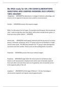 Bio WGU study for OA c190 EXAM ELABORATIONS QUESTIONS AND VERIFIED ANSWERS 2025 UPDATE &vert; 100&percnt; SOLVED&excl;&excl;
