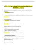 BSNS 113 Final Exam Revision Questions and Answers &ndash; 100&percnt; Pass&comma; A&plus; Verified