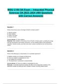 WGU C165 OA Exam &ndash; Integrated Physical Sciences OA 2023&ndash;2024 &lpar;400 Questions with Correct Answers&rpar;