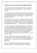 Nursing 251 Exam 3 Questions With Complete Solutions