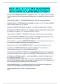 BIOL 373L STUDY SET QUESTIONS WITH 100&percnt; SOLVED SOLUTIONS&excl;&excl;&excl;