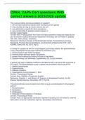 &OpenCurlyDoubleQuote;CPAN & CAPA Certification Exam 2025&sol;2026 &vert; Updated Practice Questions with Correct Answers&rdquo;
