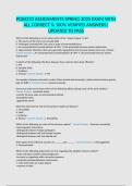PCB4233 ASSIGNMENTS SPRING 2025 EXAM WITH ALL CORRECT & 100&percnt; VERIFIED ANSWERS&vert; UPDATED TO PASS