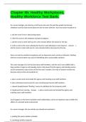 Chapter 05&colon; Healthy Workplaces&comma; Healthy Workforce Test Bank&period;