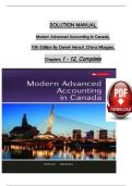 Solution Manual For Modern Advanced Accounting In Canada 10th Edition By Darrell Herauf&comma;Chima Mbagwu Chapters 1-12 Complete