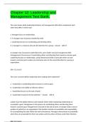 Chapter 12&colon; Leadership and Management Test Bank&period;