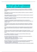 Biol 373 quiz 4ab latest 2025&vert;2026 update with complete solutions&excl;&excl;&excl;