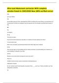 Ohio Lead Abatement contractor With complete solution Rated A&plus; 2025&sol;2026 New 100&percnt; verified correct 