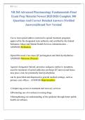 NR 565 Advanced Pharmacology Fundamentals Final  Exam Prep Material Newest 2025&sol;2026 Complete 300  Questions And Correct Detailed Answers &lpar;Verified  Answers&rpar;&vert;Brand New Version&excl;