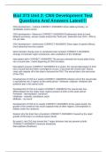 Biol 373 Unit 2&colon; CNS Development Test Questions And Answers Latest&excl;&excl;&excl;