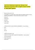 Lead Paint Abatement Supervisor Review&sol; Lead Abatement Supervisor With complete soluon RATED A&plus; 2025&sol;2026 Updated