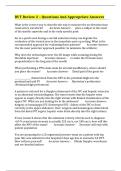 RVT Review 2 &ndash; Questions And Appropriate Answers