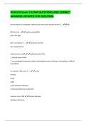 NUR 676 Exam 3 EXAM QUESTIONS AND CORRECT  ANSWERS UPDATED FOR 2025&sol;2026&period;