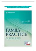 Test bank - family practice guidelines 6th edition by jill c&period; cash&comma; All chapters 1-23 Covered With Questions&comma;Answers&comma;Rationales And Case Study&period;