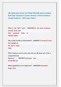ABC Bartending School Test EXAM 2025&sol;2026 Actual Complete  Real Exam  Questions & Correct Answers  &lpar;Verified Answers&rpar; &vert;  Already Graded A&plus; &sol; 2025 Latest  Exam&excl;&excl;