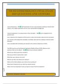 NR 503 EPIDEMIOLOGY FINAL EXAM 2025 QUESTIONS AND ANSWERS