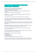 Student Privacy Rights &lpar;FERPA&rpar; - Public Works Training &vert;&vert; 100&percnt; VERIFIED&excl;&excl;
