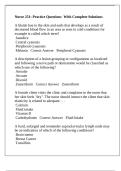 Nurse 251&colon; Practice Questions  With Complete Solutions